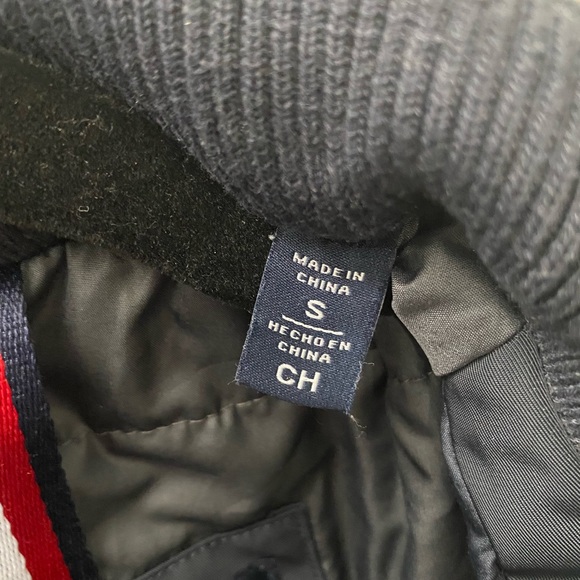 Tommy Hilfiger Men's Four-Pocket Filled Performance Bomber Jacket Navy Small - Picture 5 of 11